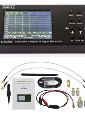SA6 Mini便携式频谱分析仪器Wi-Fi CDMA实验室35-4400Mhz信号测试