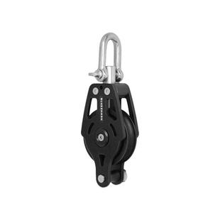 五金配件 75mm 铝合金 单滑轮带耳 2711 游艇 帆船