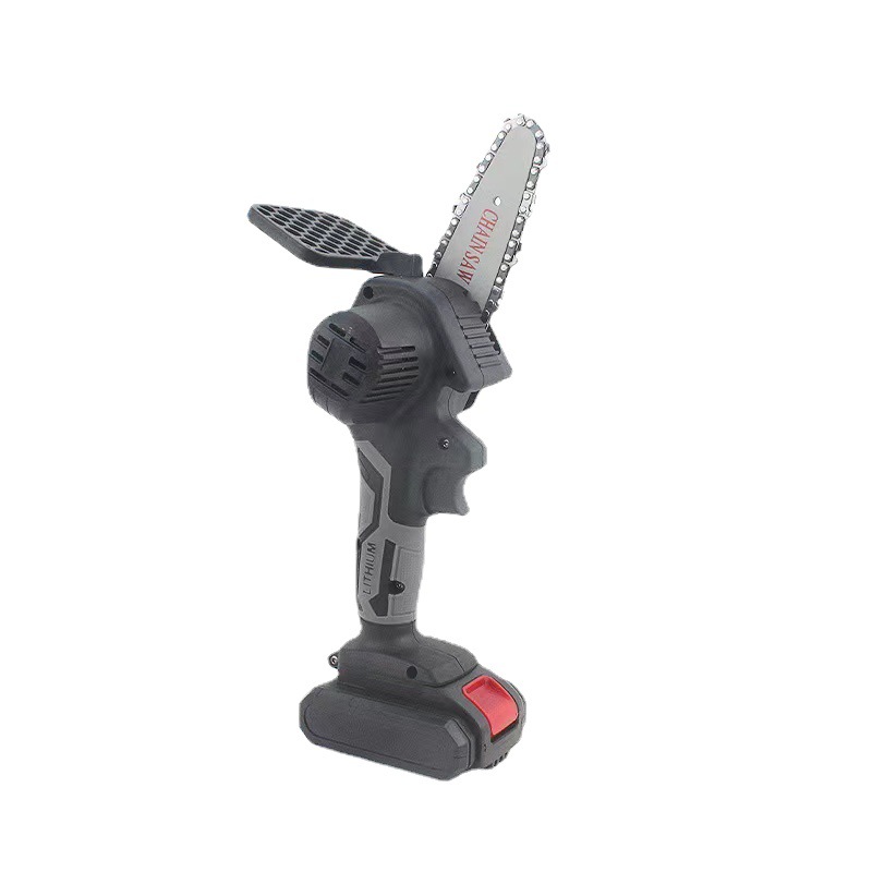 速发迷你4寸小型充电式电链锯 z园林伐木 电锯 电动手工锯 锂电修