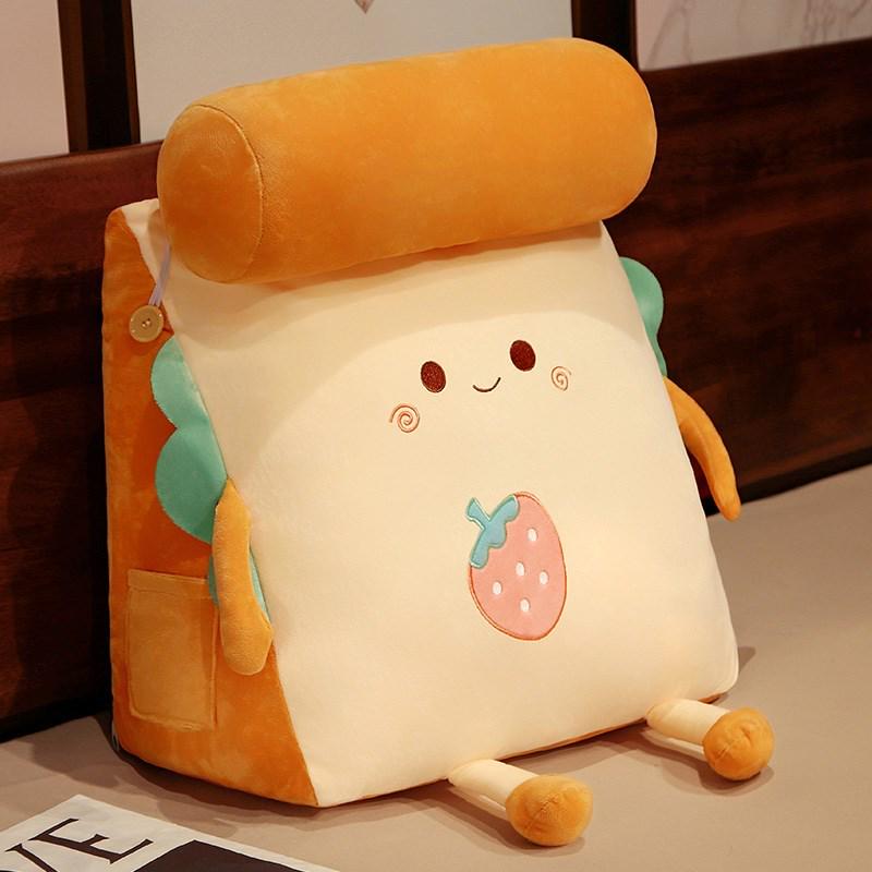 三角靠枕床头靠垫l飘窗大靠背垫软包宿舍读书孕妇床上护腰沙发抱