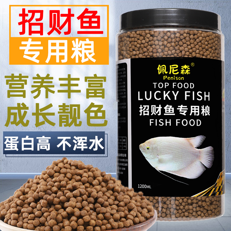 招财鱼饲料专用食烂身地图