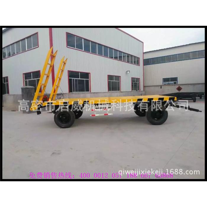 6吨挖掘机平板拖车大吨位钩机拖车厂家物流工具车厂家供应