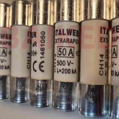 保险丝ITALWEBER EXTRARAPIDI aR CH14 50A 500V 200KA 1461050