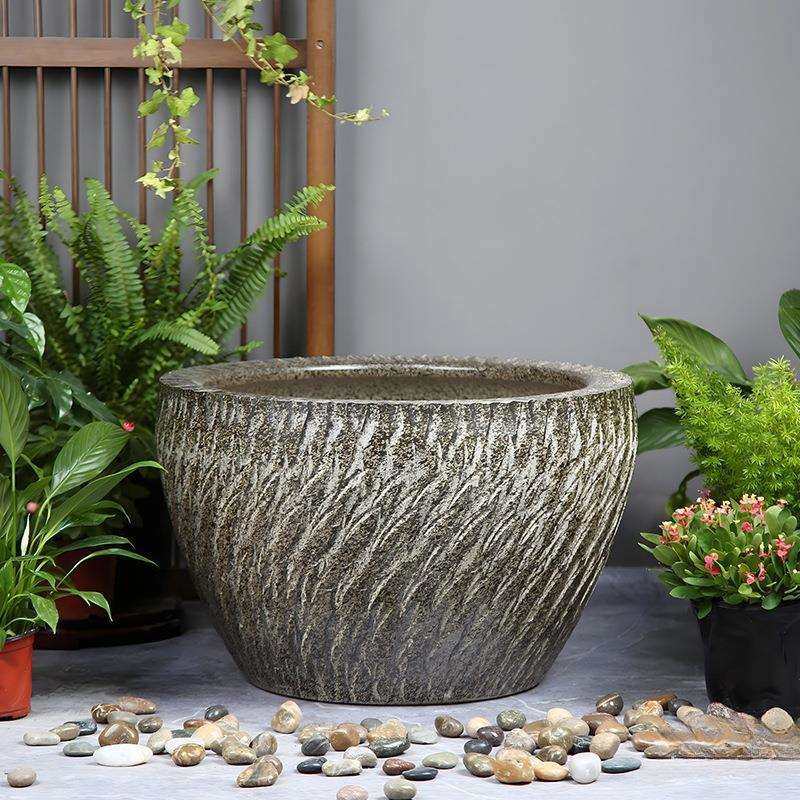 景德镇陶瓷大缸鱼缸古法造景假山盆睡莲盆荷花缸落地阳台庭院摆设,电子元器件市场,其它元器件,淘宝优惠券,粉丝福利购,淘宝优惠卷