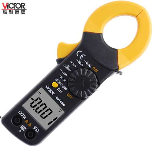 胜利仪器(VICTOR)数字钳形万用表VC6016B+/VC6016B钳形电流表
