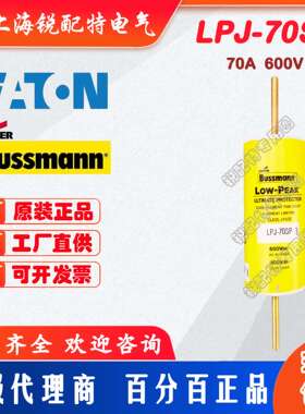 LPJ-70SP 延时保险丝 600V70A 巴斯曼BUSSMANN熔断器