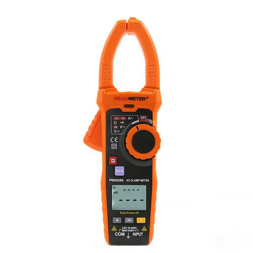 华谊PM2128S高精度数字智能钳形表直流钳形电多功能1000A交流表