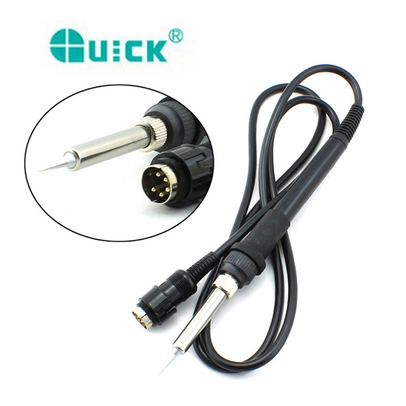 通用907手柄QUICK936/936H/969/967焊台电烙铁手柄5针陶瓷发热芯