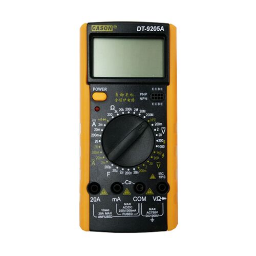 电工DT9205A高精度电子万用表数字万能表家用维修防烧万用表套装