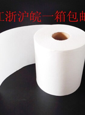 白色无尘擦拭纸 防静电工业家用无尘大卷纸吸水吸油25*37*500片