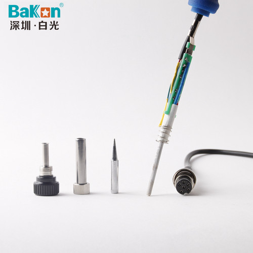 白光SBK907D+电烙铁手柄SBK936D+电焊台专用手柄60W陶瓷发热芯6孔
