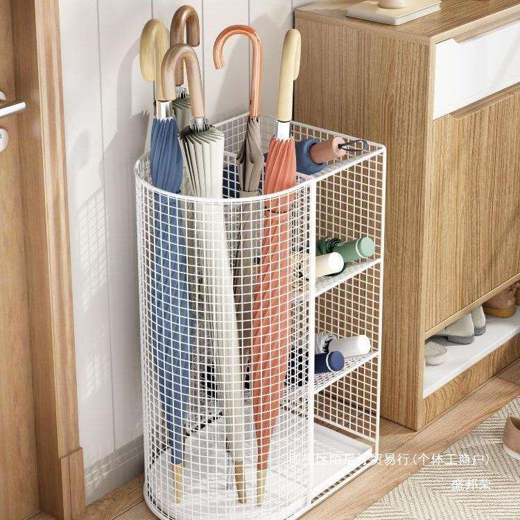 厂家直销雨伞收纳架商用大堂伞桶放置架家用门口雨伞沥水架入户放