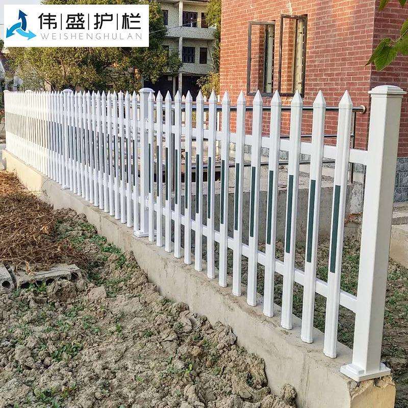 厂家PVC小区围墙护栏 市政家庭住宅铁艺围墙护栏防攀爬防护栏