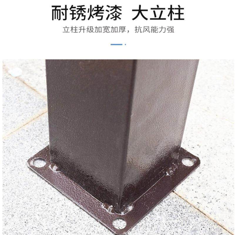 户外休闲四柱凉亭庭院防雨遮阳棚雨棚罗马篷四角凉亭农家乐亭子