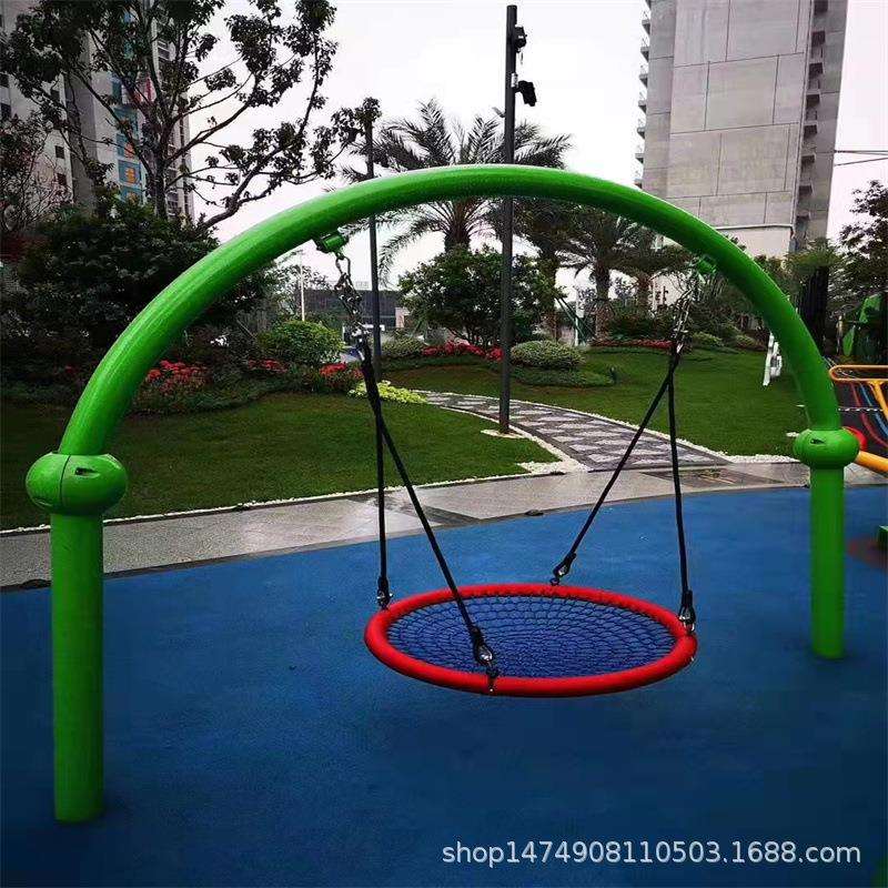 户外儿童秋千庭院幼儿园大型娱乐室外组合秋千游乐设备