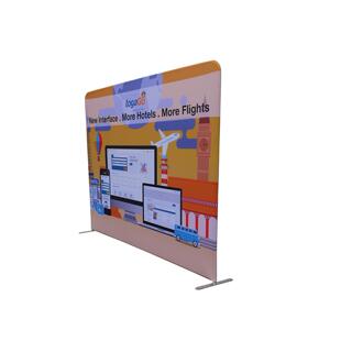 HAPI 摄影直播背景板展架背景架拉网展架会议活动签名背墙 快幕秀