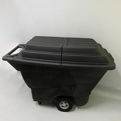 Rubbermaid多用途胶棉倾卸斗车0.5立方码物料运送推车组合9T1300