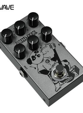 外贸吉他单块效果器MINI-EFX9档音色1激励过载失真