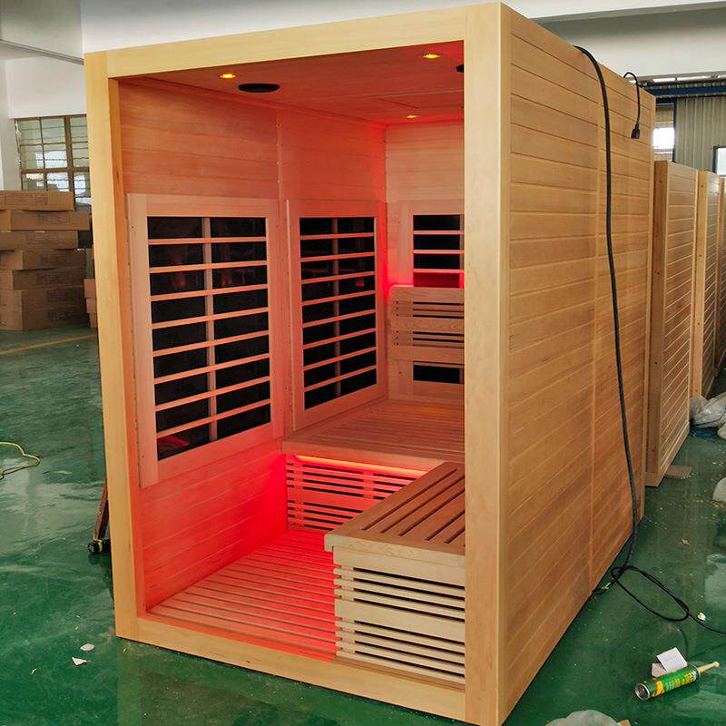 汗蒸房家用商用按尺做石墨烯能量光波房实木远红外加热设备养生