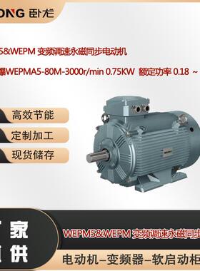 南阳防爆WEPMA5-80M-3000r/min 0.75KW 额定功率 0.18 ～ 315kW