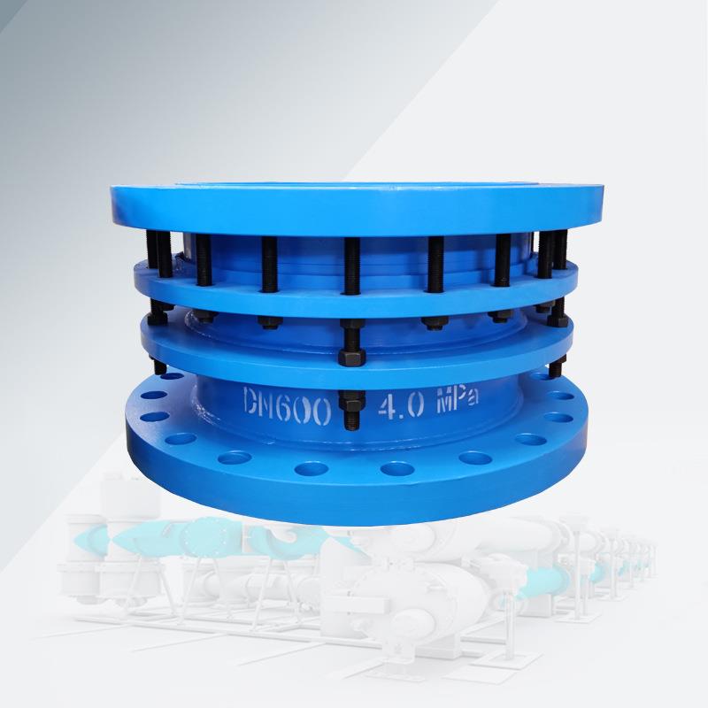 B2F双法兰限位伸缩接头GB/T12465标准钢制伸缩器不锈钢松套伸缩节