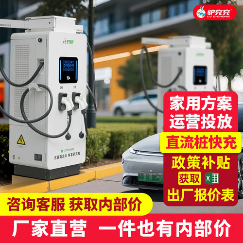 新能源电动汽车快充充电桩站9孔商用运营直流60/120/240kw380V