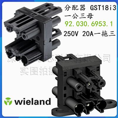 GST18i3V分配器 一公三母92.030.6953.1 威琅3P1 B V SW 250V 20A