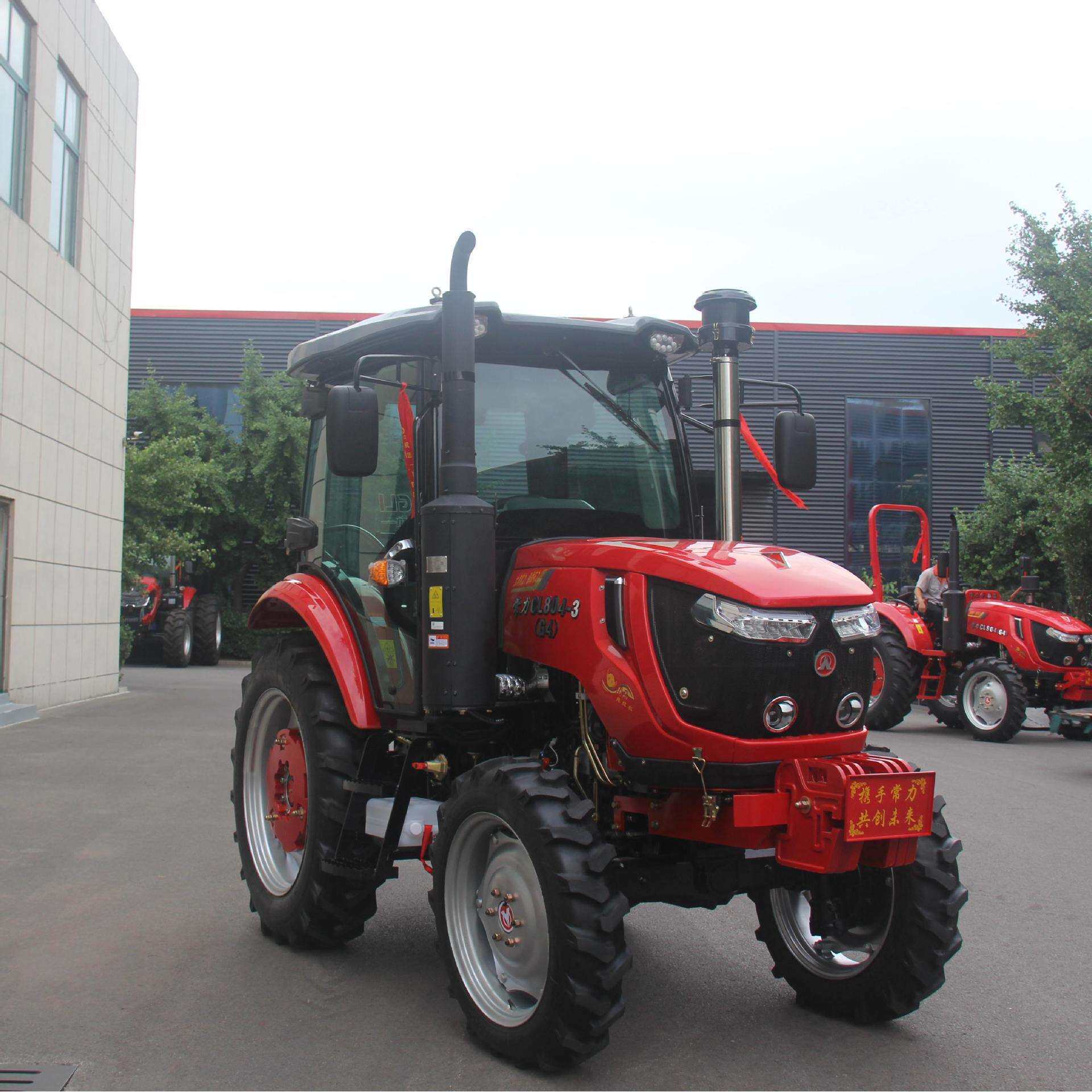 常力CL804驾驶室农用果园大马力多功能耕地机拖拉机厂家