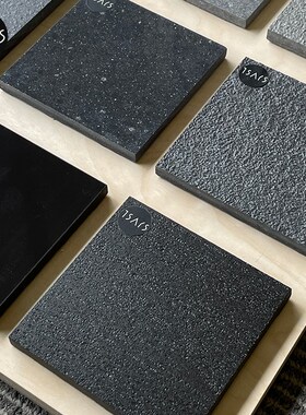 tsay Wabi-Sabit风格粗矿物纹理浴室瓷砖浴室黑色墙砖地砖厨房地