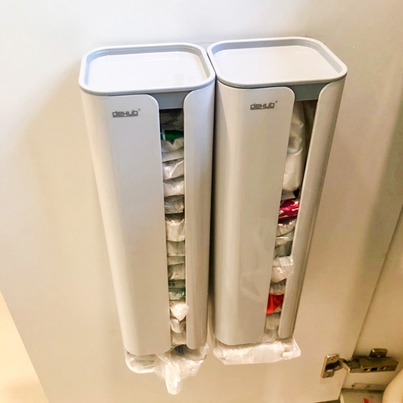 垃圾袋收纳盒神器壁挂式大容量厨房袋子I方便袋抽取盒塑料袋收集