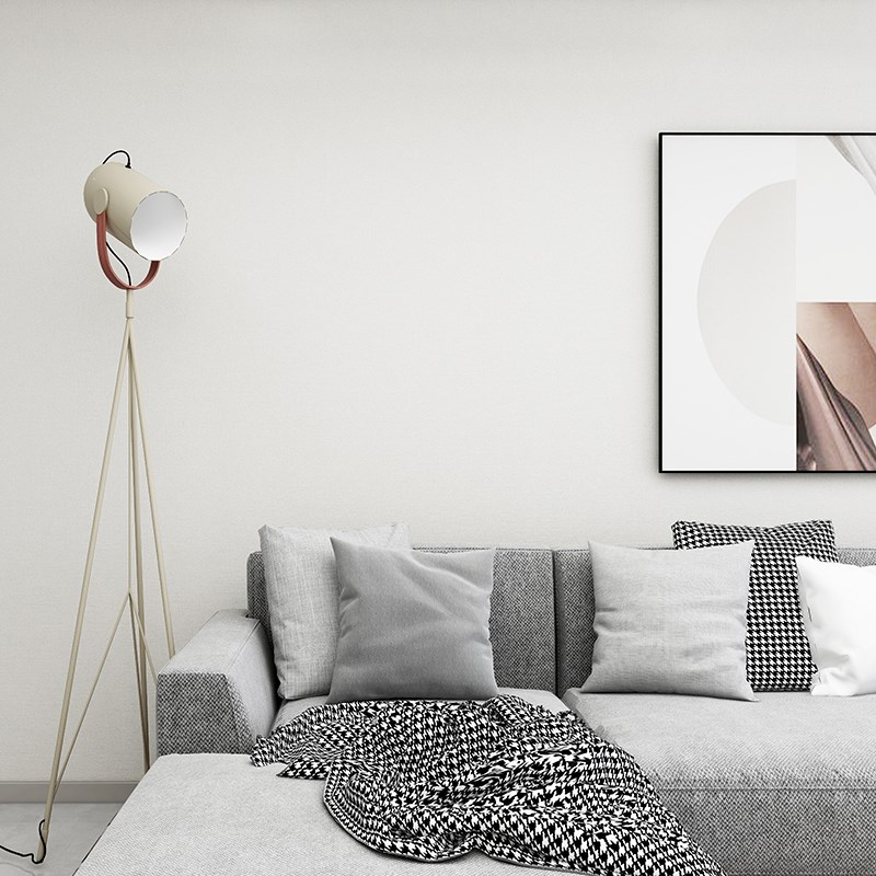 墙布2025新款科技壁布高档无z缝客厅卧室全屋简约现代素色超级十