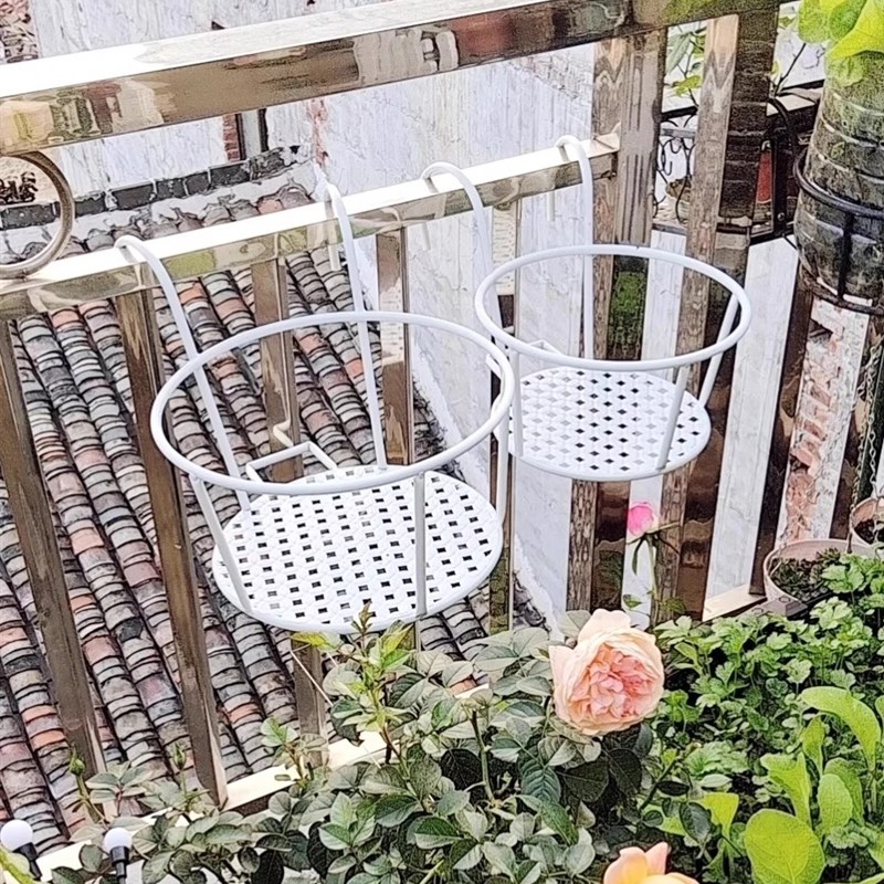 特大栏杆多肉绿萝花m架子室内置物架阳台花架家用铁艺悬挂花盆挂