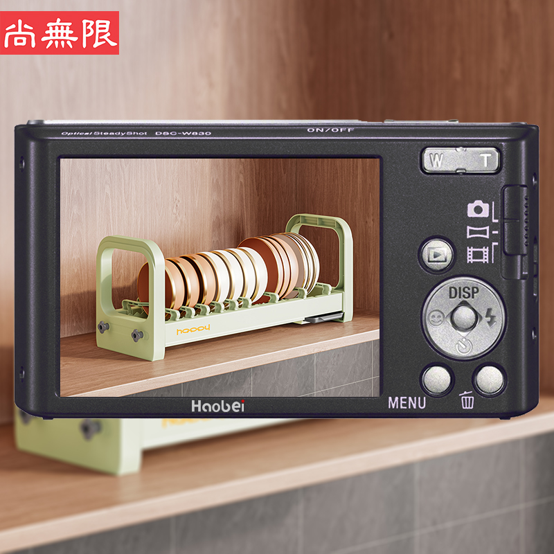 沥水碗碟架家用h伸缩厨房置物架多层灶台盘碗筷杯子餐具台面收纳