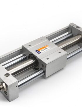 030 长1LCDY1040三杆导向式C-0200带行导轨32程1L 无杆气缸-偶磁Y