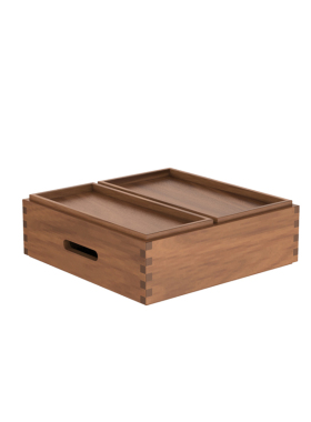 移动茶几烧水壶盒新中式u泡茶车黑胡桃木榻榻米茶台桌壶柜架