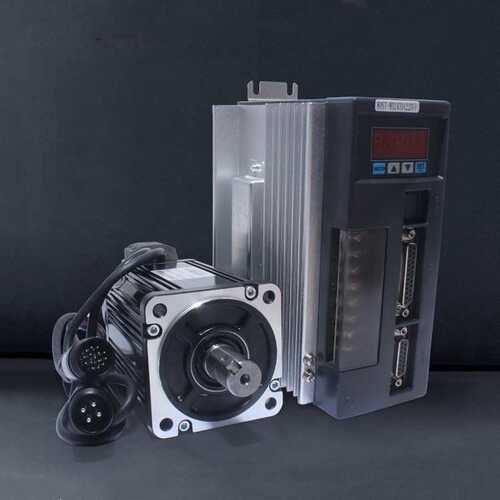 220V 0.4KW 1.27N.m 伺服电机 80ST-M01330 驱动器 AASD-15A