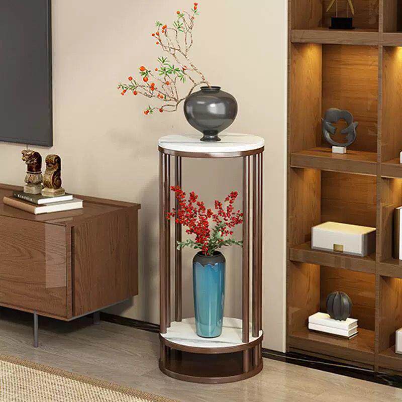 中式花架阳台置物架实木花架子花盆架客厅落地式花台盆栽收纳架