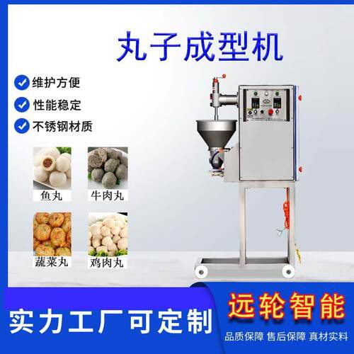 立式鳗鱼墨鱼丸子加工设备变频调速驴肉丸子成型机驴肉加工