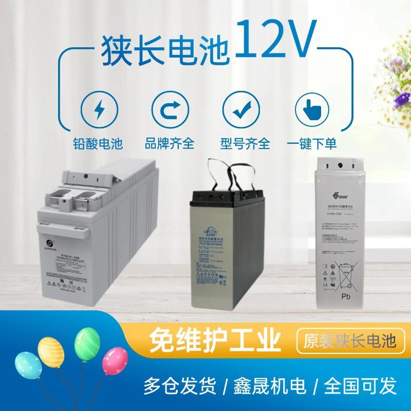 双登圣阳南都理士狭长型蓄电池12V100AH铅酸120AH太阳能通讯基站