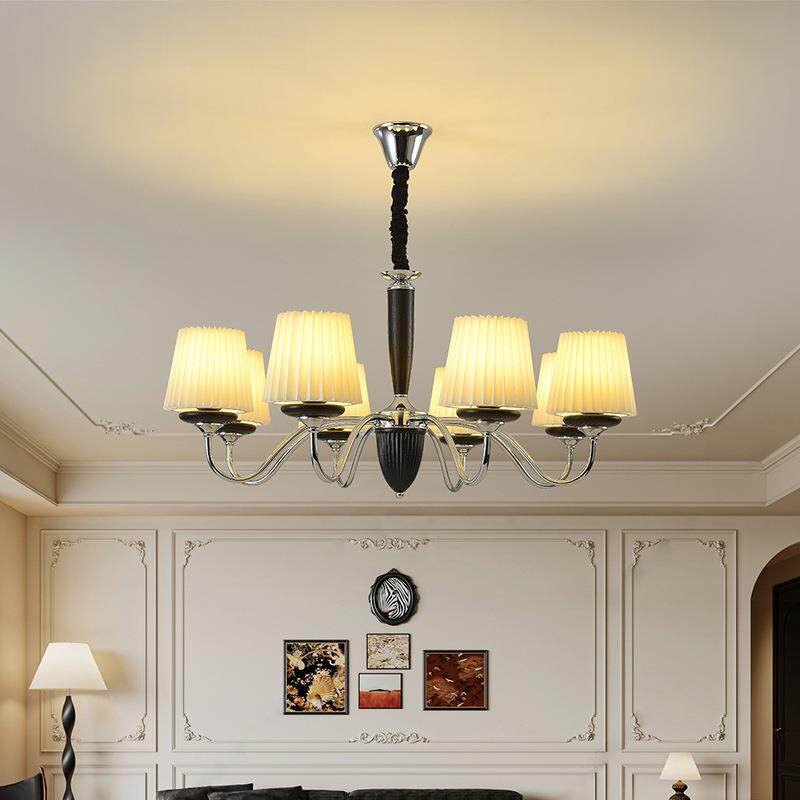 美式简约风客厅吊灯设计师欧式复古乡村田园餐厅卧室书房高档吊灯