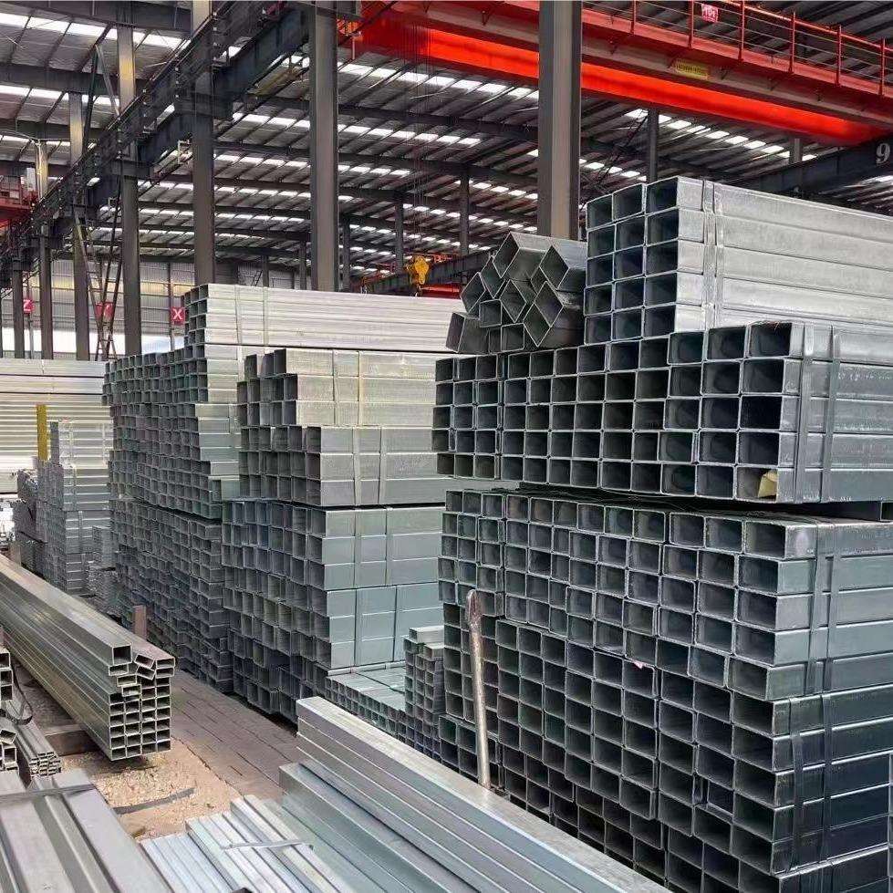 沈阳吉林镀锌方管热镀锌方矩管Q235空心方通厚壁方钢无缝矩形钢管