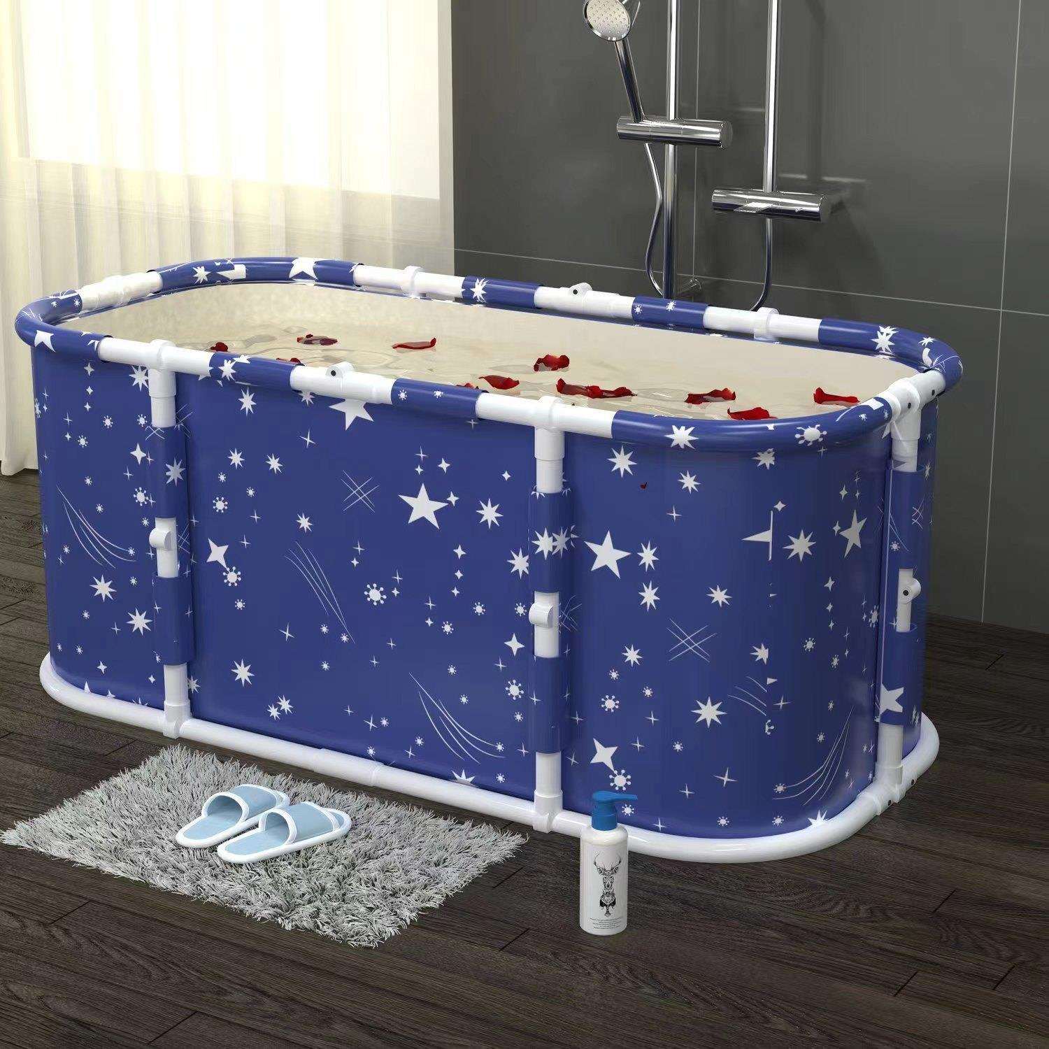 加厚款折叠浴桶家用大人泡澡神器全身沐浴桶浴缸洗澡泡澡桶盆