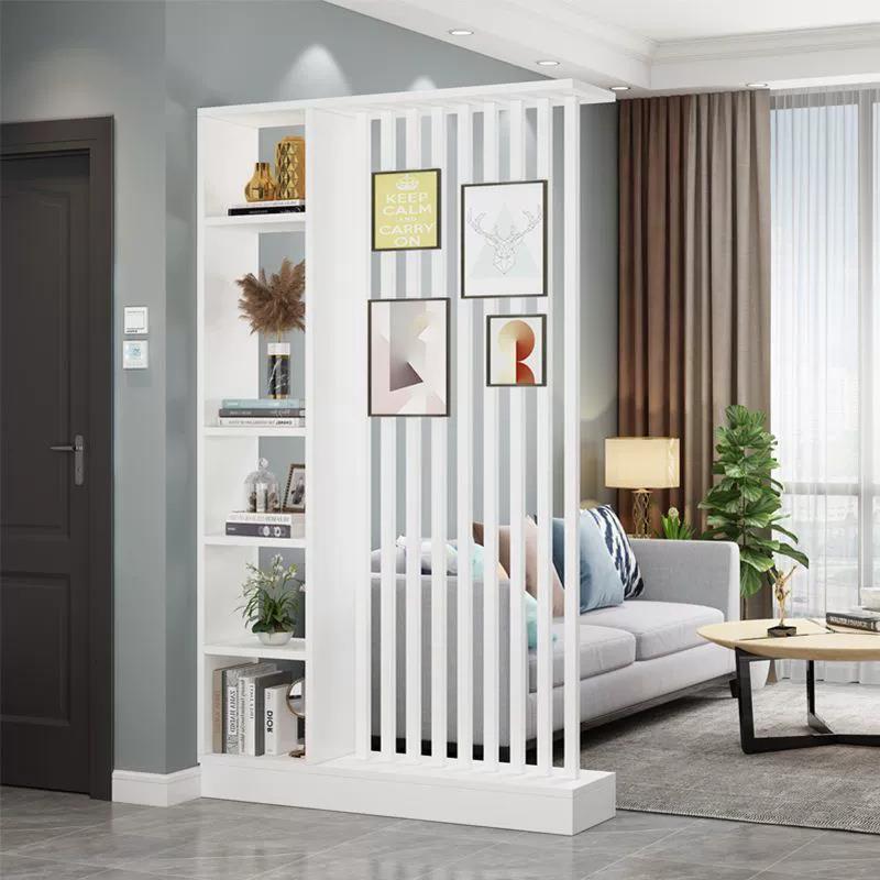 小户型落地隔断屏风隔断客厅遮挡轻奢型遮挡创意隔断装饰屏风柜子