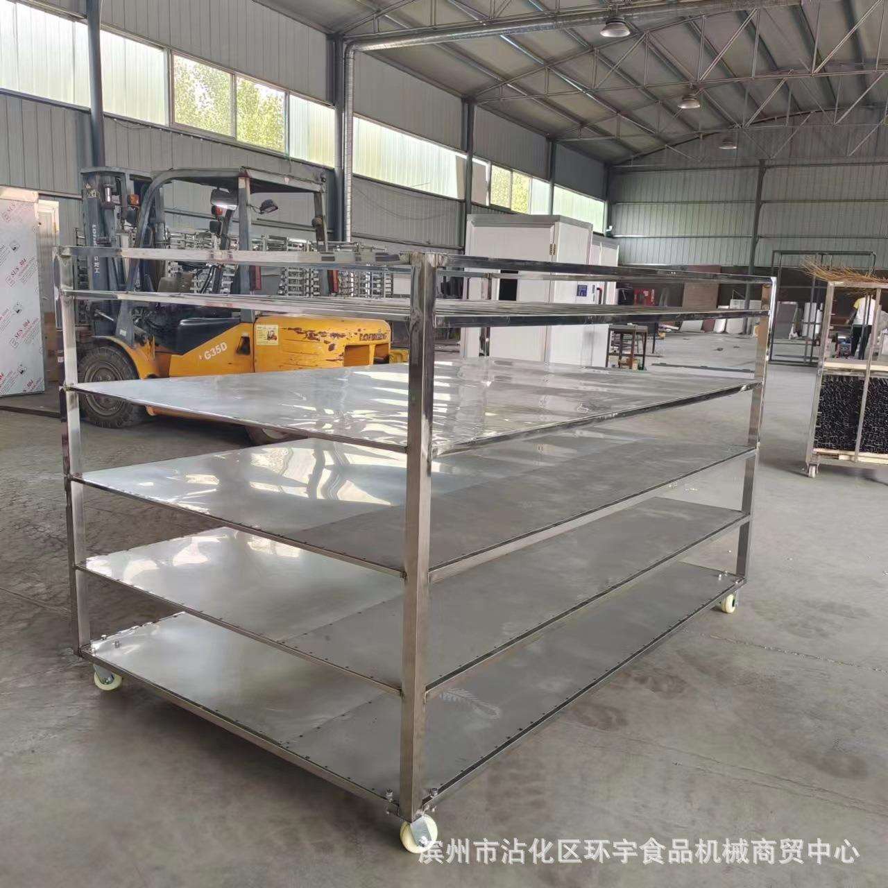 层层上汽单门36盘馒头蒸房不锈钢馒头周转车 一拖二36盘馒头蒸车