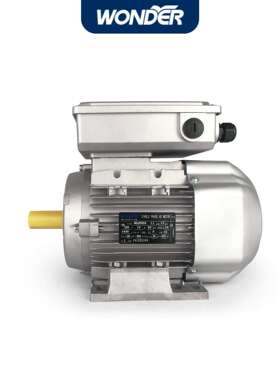 WONDER万德电机MLD单相电动机220V大功率双电容工业家用高速纯铜
