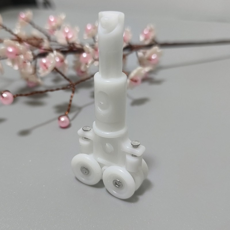 窗帘电动轨道阳光房天棚帘滑轮走轮滚轮走珠天幕轮子轨道轮配件