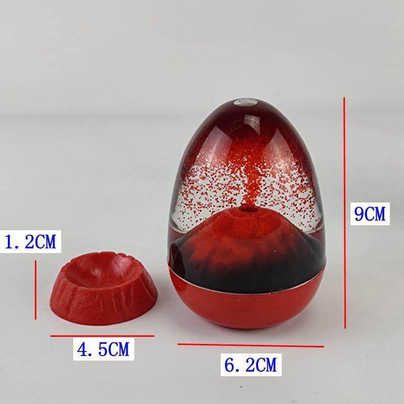 网红火山喷发油滴沙漏计时器儿童创意液体解压观赏摆件毕业礼物
