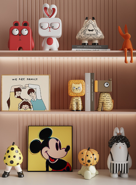 奶油风高级感装饰品摆件客厅电视柜酒柜玄关小众摆设乔迁新居礼物