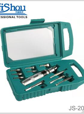 厂家供应11件套铬钒钢冲击螺丝批组冲击改锥JS-20055
