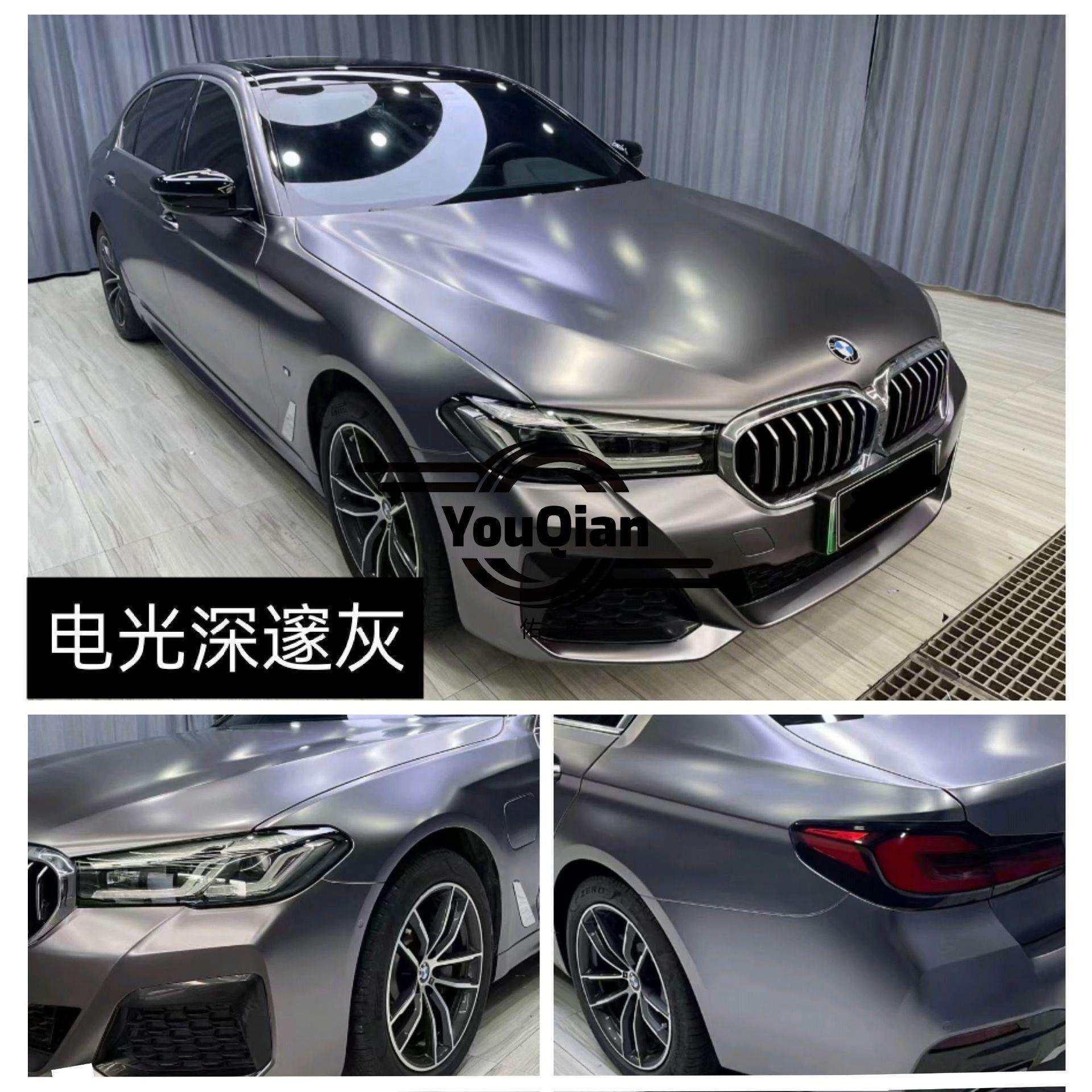 厂家汽车改色膜全车改装哑面电镀贴纸装饰贴黑武士内饰保护膜